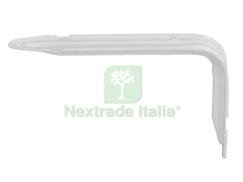 10PZ Mensola Nervata Plutone Col. Bianco cm. 28x18 — Arredo — rif. FERX.VIT41476 10PZ Mensola Nervata Plutone Col. Bianco cm. 28x18 — Arredo — rif. FERX.VIT41476