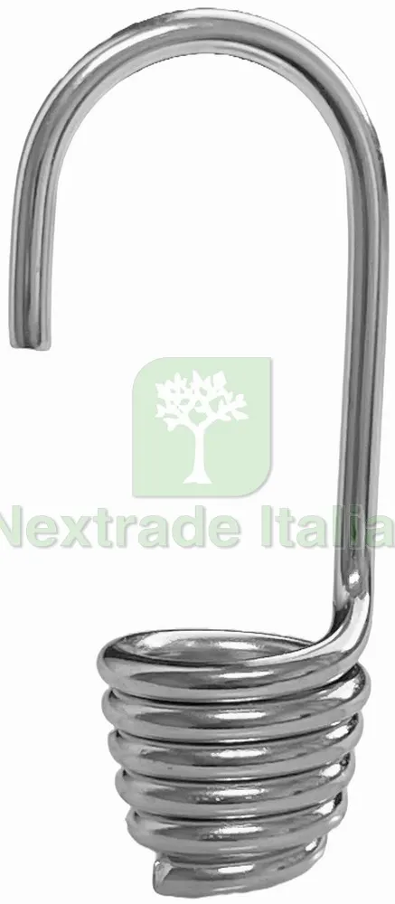 Ricambio Gancio in Ferro per Legabagagli a Molla 50 PZ. — Attrezzi da giardino — rif. FERX.VIT56049 Ricambio Gancio in Ferro per Legabagagli a Molla 50 PZ. — Attrezzi da giardino — rif. FERX.VIT56049