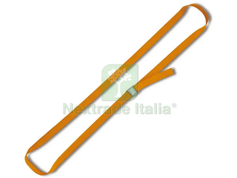 Cinghia Legabagagli Fibbia in Alluminio Portata 200 Kg mm. 25x1,5 mt. — Tempo libero outdoor — rif. FERX.VIT37996 Cinghia Legabagagli Fibbia in Alluminio Portata 200 Kg mm. 25x1,5 mt. — Tempo libero outdoor — rif. FERX.VIT37996