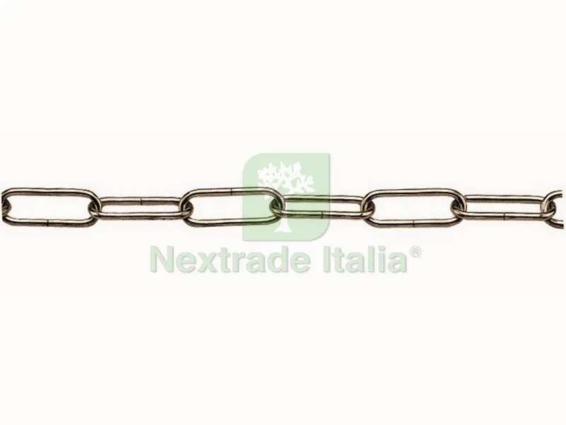 25MT CATENA PER LAMPADARI GENOVESE In ferro bronzato Ø filo mm. 1,5 n° 10 MT 25 — Illuminazione — rif. FERX.VIT39365