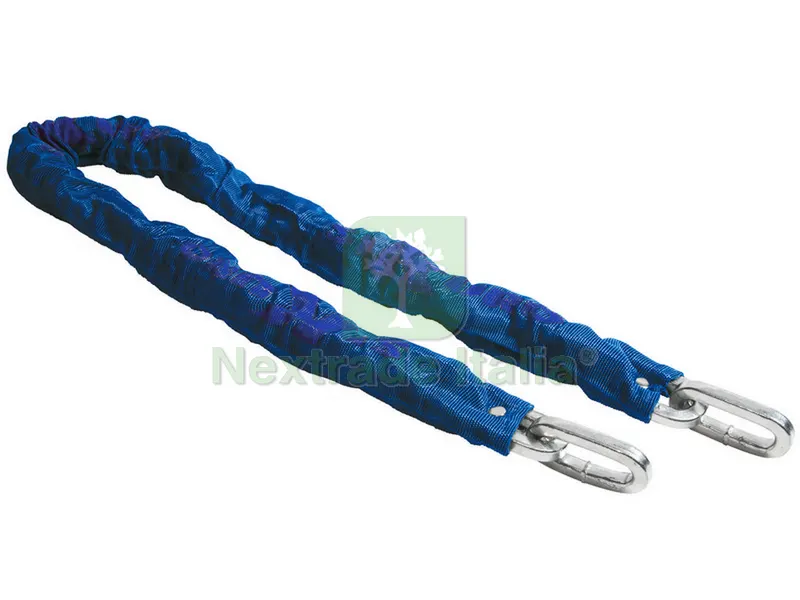 Catena Antifurto Quadra Rivestita in Nylon Ø mm.6 cm. 80 — Lucchetti e catene — rif. FERX.VIT37590