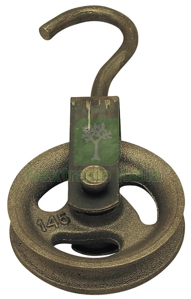 CARRUCOLA DA POZZO Ø mm. 120 (esterno) — Ferramenta per legno e mobili — rif. FERX.VIT24795