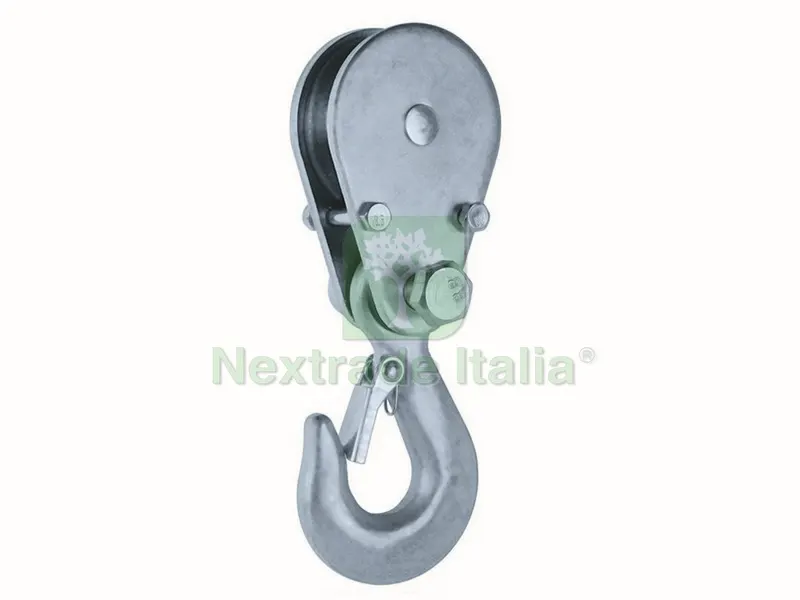 Ricambio Carrucola con Gancio 200 KG per Paranchi Elettrici COD. 47832 — Ferramenta per legno e mobili — rif. FERX.VIT47837 Ricambio Carrucola con Gancio 200 KG per Paranchi Elettrici COD. 47832 — Ferramenta per legno e mobili — rif. FERX.VIT47837