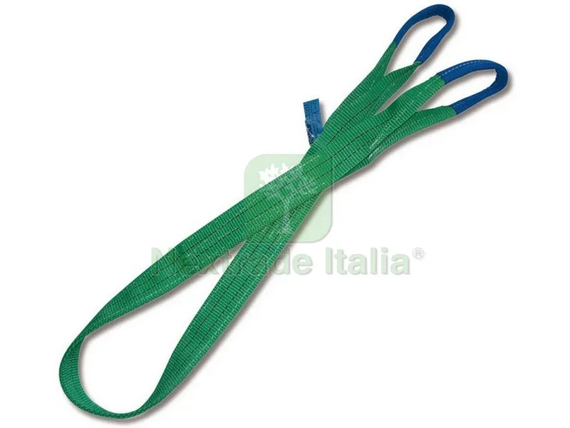 CINGHIA DI SOLLEVAMENTO VERDE Portata 2000 kg mm. 60x2 mt. — Funi, golfari e accessori sollevamento — rif. FERX.VIT29435 CINGHIA DI SOLLEVAMENTO VERDE Portata 2000 kg mm. 60x2 mt. — Funi, golfari e accessori sollevamento — rif. FERX.VIT29435