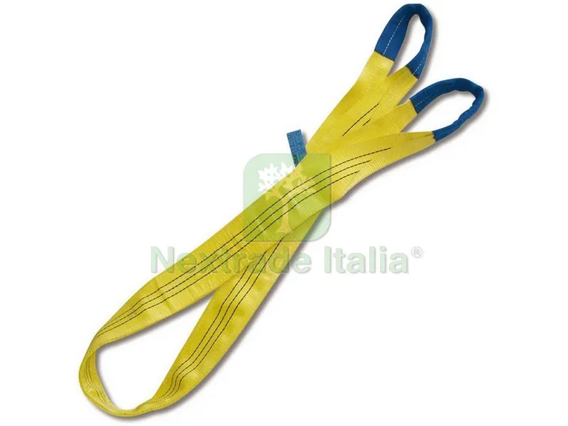 CINGHIA DI SOLLEVAMENTO GIALLA Portata 3000 kg mm. 90x3 mt. — Funi, golfari e accessori sollevamento — rif. FERX.VIT29439 CINGHIA DI SOLLEVAMENTO GIALLA Portata 3000 kg mm. 90x3 mt. — Funi, golfari e accessori sollevamento — rif. FERX.VIT29439