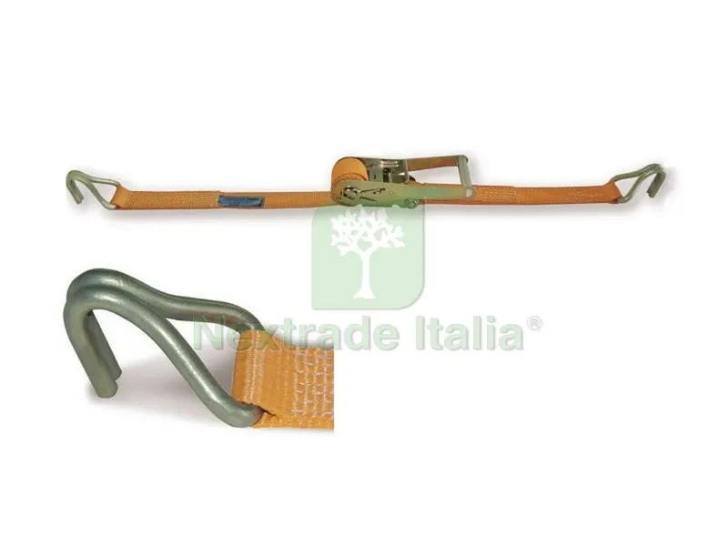 CRICCHETTO CON CINGHIA mm. 50x8,5 mt. — Cinghie e tiranti a cricchetto — rif. FERX.VIT29443 CRICCHETTO CON CINGHIA mm. 50x8,5 mt. — Cinghie e tiranti a cricchetto — rif. FERX.VIT29443