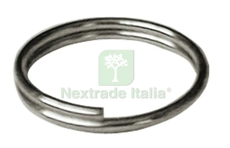 ANELLO A SPIRALE PER MOSCHETTONI Ø mm. 25 (cf.100 pz.) — Ganci, moschettoni e anelli — rif. FERX.VIT3617 ANELLO A SPIRALE PER MOSCHETTONI Ø mm. 25 (cf.100 pz.) — Ganci, moschettoni e anelli — rif. FERX.VIT3617