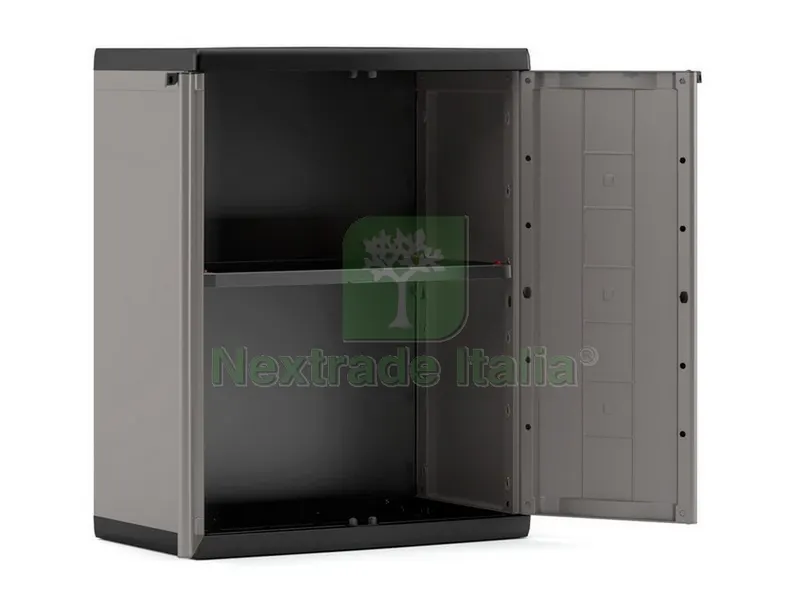 Armadio Basso Jolly cm. 68x39x85 h col. Grigio — Arredo — rif. FERX.VIT42338
