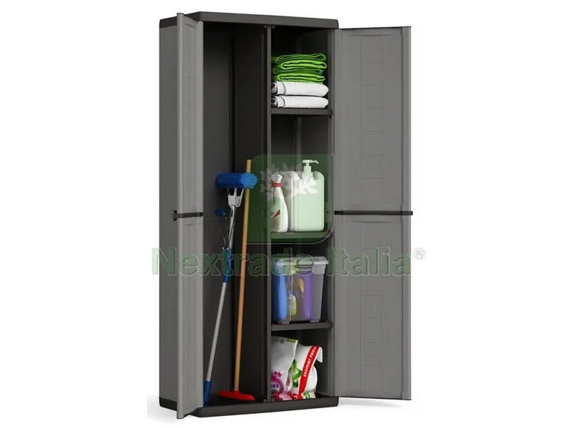 Armadio Portascope Jolly cm. 68x39x166 h col. Grigio — Arredo — rif. FERX.VIT42339 Armadio Portascope Jolly cm. 68x39x166 h col. Grigio — Arredo — rif. FERX.VIT42339