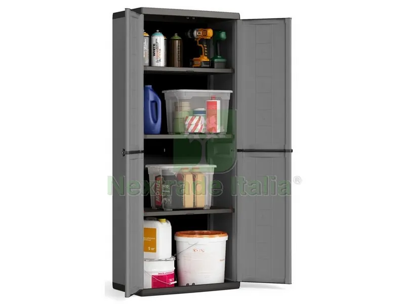 ARMADIO TUTTOPIANI JOLLY cm. 68x39x166 h col. Grigio — Arredo — rif. FERX.VIT42340 ARMADIO TUTTOPIANI JOLLY cm. 68x39x166 h col. Grigio — Arredo — rif. FERX.VIT42340