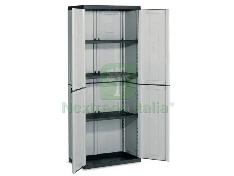 ARMADIO TUTTOPIANI JOLLY cm. 68x39x166 h col. Grigio — Arredo — rif. FERX.VIT42340 — foto 2 ARMADIO TUTTOPIANI JOLLY cm. 68x39x166 h col. Grigio — Arredo — rif. FERX.VIT42340 — foto 2