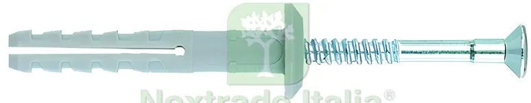 TASSELLO N 6-37 BL 200 PZ. lunghezza mm. 37 — Tasselli e ancoraggi — rif. FERX.VIT57151