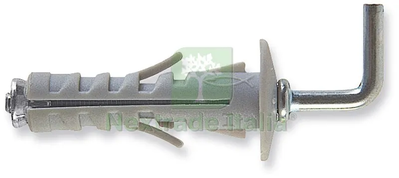 100PZ TASSELLO SB 12/2 CON GANCIO MEDIO 100 PZ. mm. 12x45 — Tasselli e ancoraggi — rif. FERX.VIT526