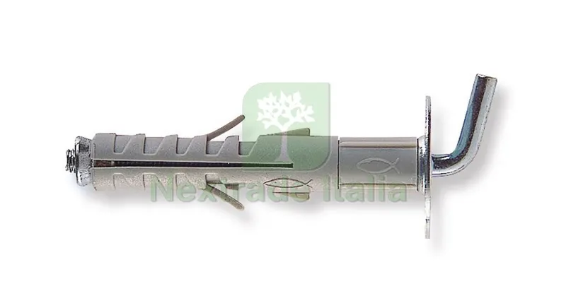 100PZ Tassello SB 9/L8 con Gancio Corto 100 PZ. mm. 9x52 — Tasselli e ancoraggi — rif. FERX.VIT4652 100PZ Tassello SB 9/L8 con Gancio Corto 100 PZ. mm. 9x52 — Tasselli e ancoraggi — rif. FERX.VIT4652