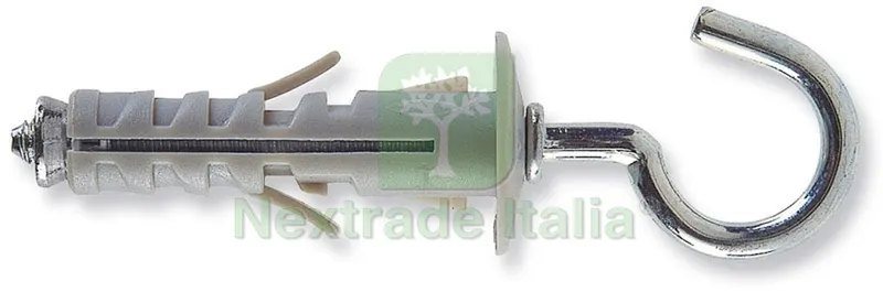 100PZ Tassello SB 9/1 con Occhiolo Aperto 100 PZ. mm. 9x40 — Tasselli e ancoraggi — rif. FERX.VIT513