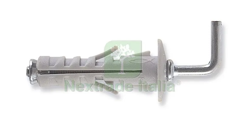 100PZ TASSELLO SB 9/2 CON GANCIO MEDIO 100 PZ. mm. 9x40 — Tasselli e ancoraggi — rif. FERX.VIT514