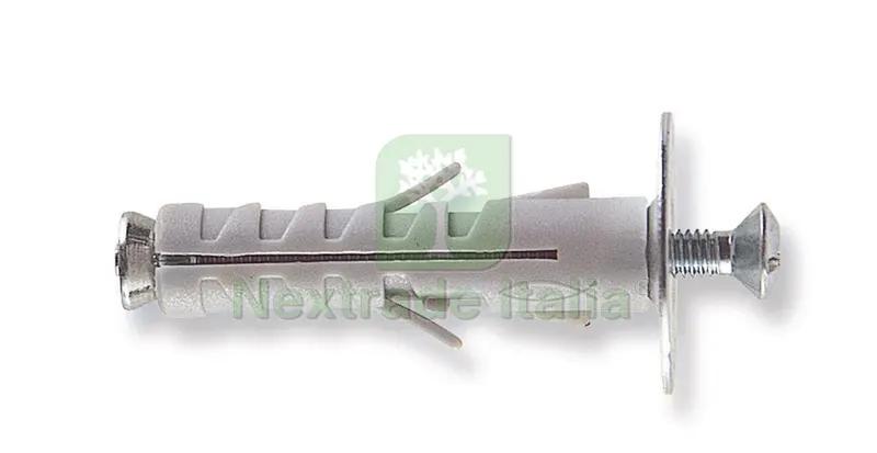 100PZ Tassello SB 9/4 G.S. con Vite TSC 100 PZ. mm. 9x40 — Tasselli e ancoraggi — rif. FERX.VIT516 100PZ Tassello SB 9/4 G.S. con Vite TSC 100 PZ. mm. 9x40 — Tasselli e ancoraggi — rif. FERX.VIT516