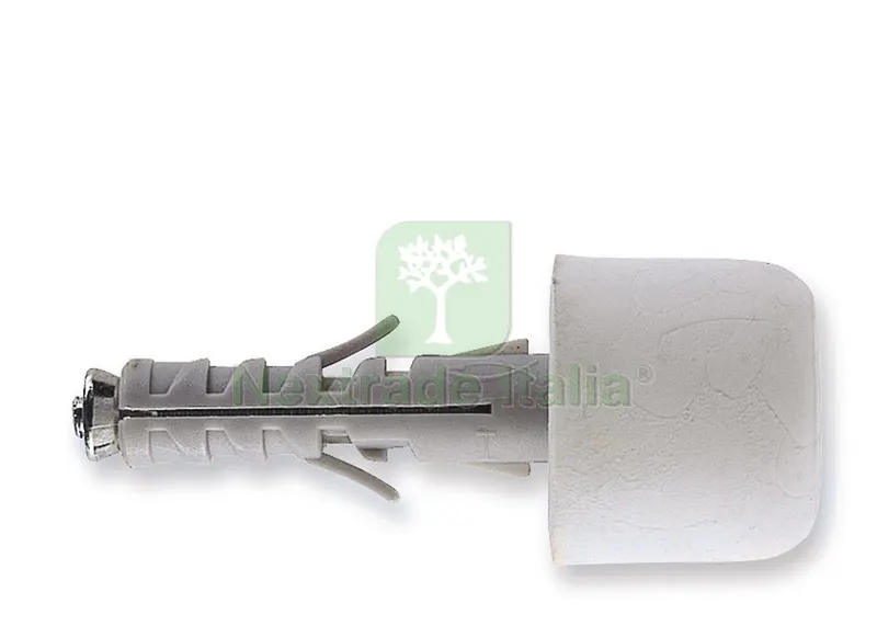 50PZ Tassello SB 9/12 con Fermaporta Bianco 50 PZ. mm. 9x40 — Ferramenta porte e finestre — rif. FERX.VIT523 50PZ Tassello SB 9/12 con Fermaporta Bianco 50 PZ. mm. 9x40 — Ferramenta porte e finestre — rif. FERX.VIT523