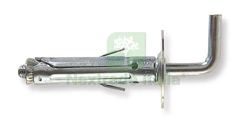100PZ Tassello SBS 8/2 con Gancio Medio 100 PZ. mm. 8x40 — Tasselli e ancoraggi — rif. FERX.VIT4540