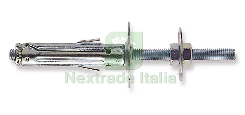 50PZ TASSELLO SBS 9/5 CON DOPPIA VITE M5 50 PZ. mm. 9x45 — Tasselli e ancoraggi — rif. FERX.VIT536