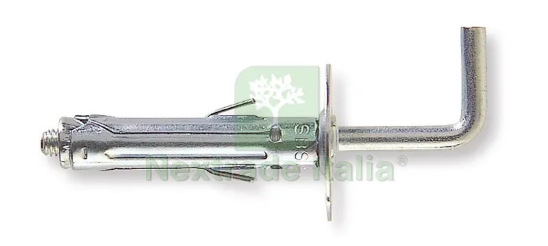 50PZ Tassello SBS 9/6 con Gancio Lungo 50 PZ. mm. 9x45 — Tasselli e ancoraggi — rif. FERX.VIT10961