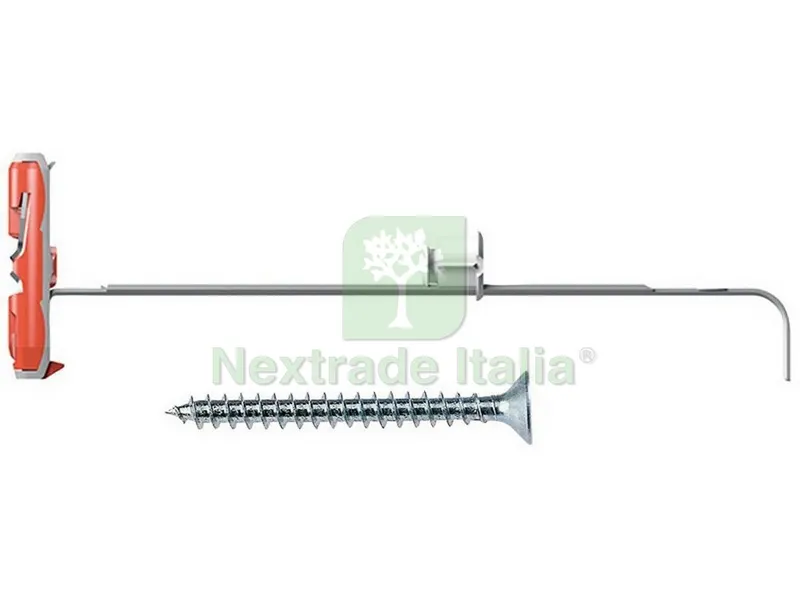 25PZ Tassello Basculante Duotec 10 S con Vite Ø foro mm. 10 — Tasselli e ancoraggi — rif. FERX.VIT50949 25PZ Tassello Basculante Duotec 10 S con Vite Ø foro mm. 10 — Tasselli e ancoraggi — rif. FERX.VIT50949