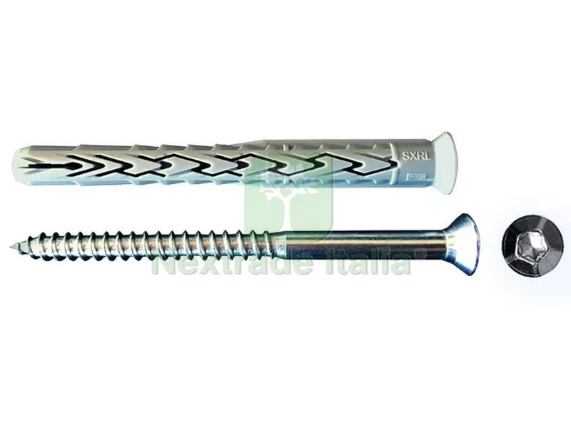 50PZ TASSELLO SXRL- 8 WT LS TORX mm.100 — Tasselli e ancoraggi — rif. FERX.VIT57148