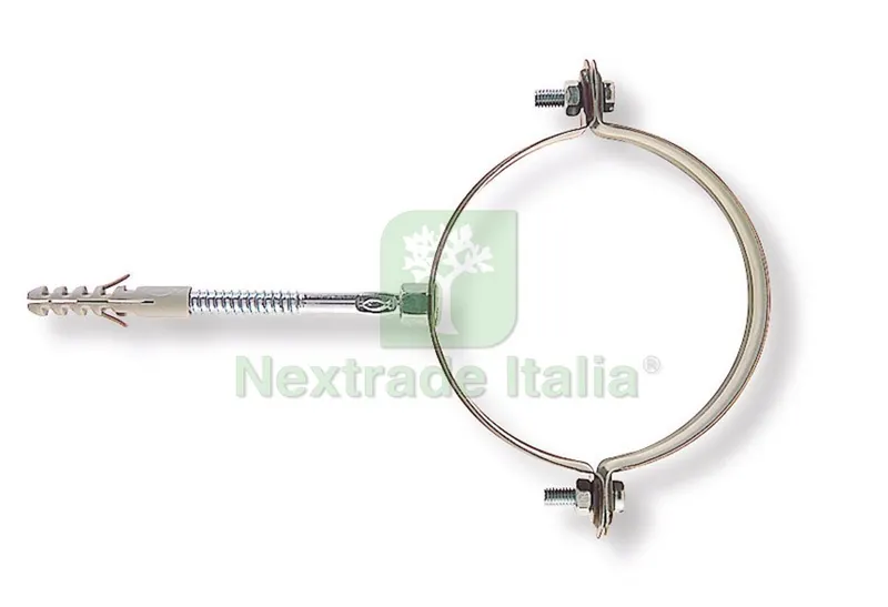 50PZ COLLARE PER SCARICHI PLUVIALI SCP-Z tondo Ø mm.120 — Fascette e collari — rif. FERX.VIT588 50PZ COLLARE PER SCARICHI PLUVIALI SCP-Z tondo Ø mm.120 — Fascette e collari — rif. FERX.VIT588