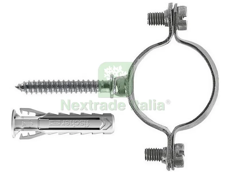 COLLARE PER TUBI CZV Ø mm. 32 Pz. 10 — Fascette e collari — rif. FERX.VIT53963 COLLARE PER TUBI CZV Ø mm. 32 Pz. 10 — Fascette e collari — rif. FERX.VIT53963