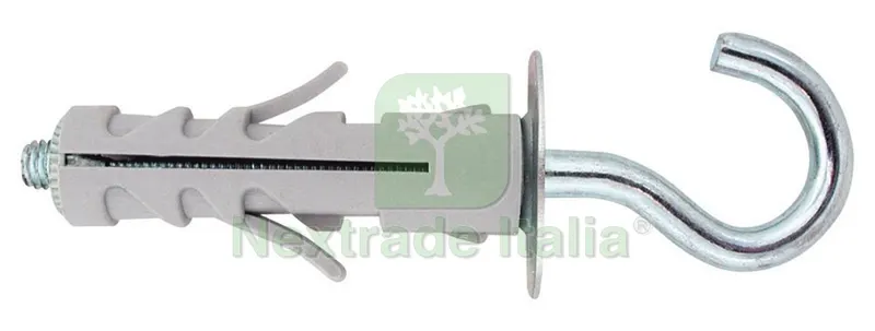 TASSELLO TA CON OCCHIOLO APERTO M4 100 PZ. mm. 9x40 — Tasselli e ancoraggi — rif. FERX.VIT28113 TASSELLO TA CON OCCHIOLO APERTO M4 100 PZ. mm. 9x40 — Tasselli e ancoraggi — rif. FERX.VIT28113