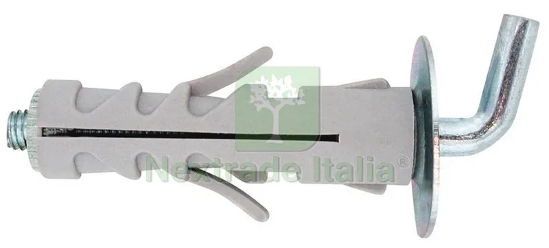 TASSELLO TA CON GANCIO CORTO M4 100 PZ. mm. 9x40 — Tasselli e ancoraggi — rif. FERX.VIT28119 TASSELLO TA CON GANCIO CORTO M4 100 PZ. mm. 9x40 — Tasselli e ancoraggi — rif. FERX.VIT28119