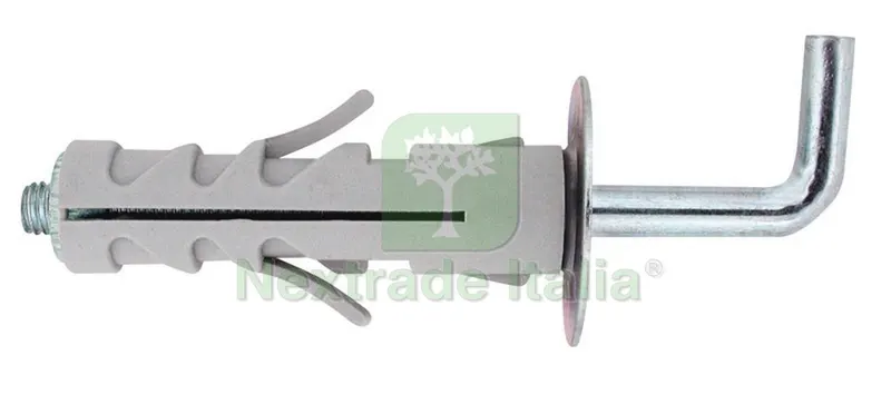 TASSELLO TA CON GANCIO LUNGO M4 100 PZ. mm. 9x40 — Tasselli e ancoraggi — rif. FERX.VIT28118 TASSELLO TA CON GANCIO LUNGO M4 100 PZ. mm. 9x40 — Tasselli e ancoraggi — rif. FERX.VIT28118