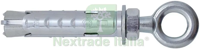 20PZ TASSELLO FM-MP3 mm. 18x80 occhiolo M12 — Tasselli e ancoraggi — rif. FERX.VIT28145 20PZ TASSELLO FM-MP3 mm. 18x80 occhiolo M12 — Tasselli e ancoraggi — rif. FERX.VIT28145
