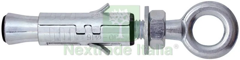 15PZ TASSELLO TDS mm. 20x80 occhiolo M12 — Tasselli e ancoraggi — rif. FERX.VIT28060 15PZ TASSELLO TDS mm. 20x80 occhiolo M12 — Tasselli e ancoraggi — rif. FERX.VIT28060