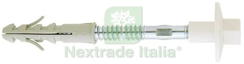 25CF ELEMENTO DI FISSAGGIO FL con tassello mm. 10x60 vite M8x110 2 PZ. — Tasselli e ancoraggi — rif. FERX.VIT28019