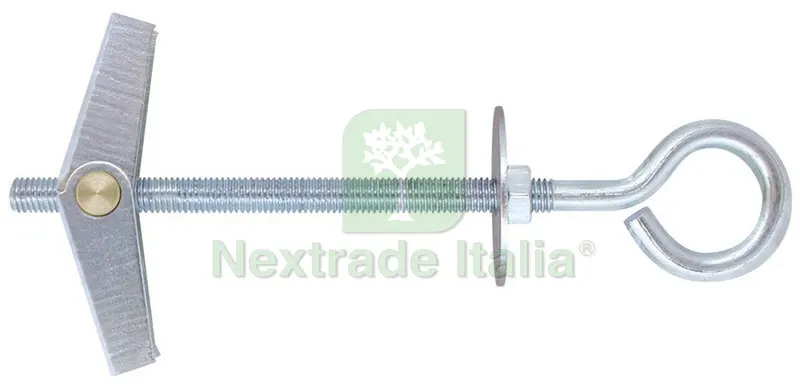 100PZ ANCORA A SOFFITTO AM foro Ø mm. 11 occhiolo chiuso M4x70 — Minuteria metallica — rif. FERX.VIT27996 100PZ ANCORA A SOFFITTO AM foro Ø mm. 11 occhiolo chiuso M4x70 — Minuteria metallica — rif. FERX.VIT27996