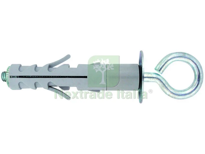 TASSELLO TAL CON OCCHIOLO CHIUSO M5 100 PZ. mm. 12x57 — Tasselli e ancoraggi — rif. FERX.VIT40495