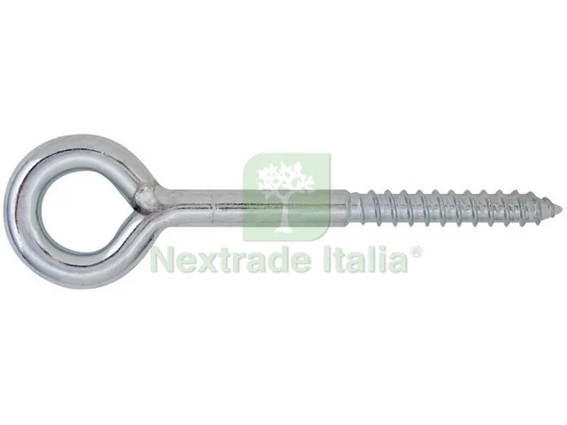 25PZ GOLFARE PER PONTEGGI TUVL-P Ø mm.12x120 occhiolo Ø mm.23 — Minuteria metallica — rif. FERX.VIT45037 25PZ GOLFARE PER PONTEGGI TUVL-P Ø mm.12x120 occhiolo Ø mm.23 — Minuteria metallica — rif. FERX.VIT45037