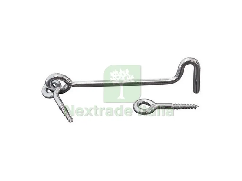 100PZ RAMPINO PER FINESTRA ZINCATO mm.19x60 — Accessori bagno — rif. FERX.VIT44202