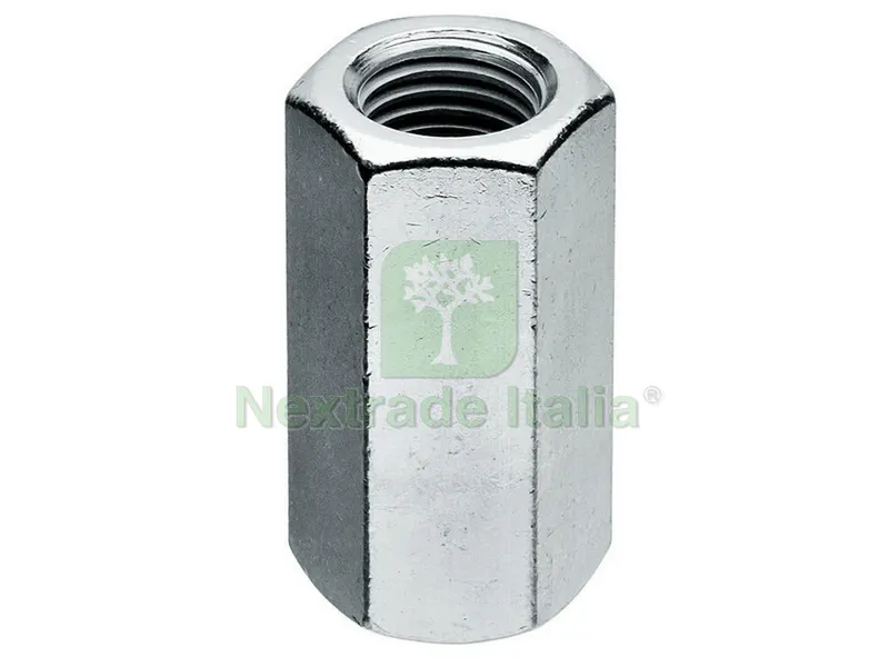 GIUNZIONE PER BARRE FILETTATE 100 PZ. M 6 (es. 10x30) — Bulloni, dadi e rondelle — rif. FERX.VIT23844 GIUNZIONE PER BARRE FILETTATE 100 PZ. M 6 (es. 10x30) — Bulloni, dadi e rondelle — rif. FERX.VIT23844