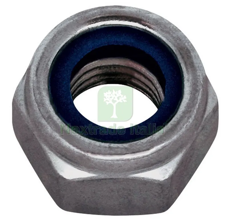 DADO ESAGONALE AUTOBLOCCANTE ACCIAIO INOX 10 PZ. M 6 — Bulloni, dadi e rondelle — rif. FERX.VIT43132 DADO ESAGONALE AUTOBLOCCANTE ACCIAIO INOX 10 PZ. M 6 — Bulloni, dadi e rondelle — rif. FERX.VIT43132