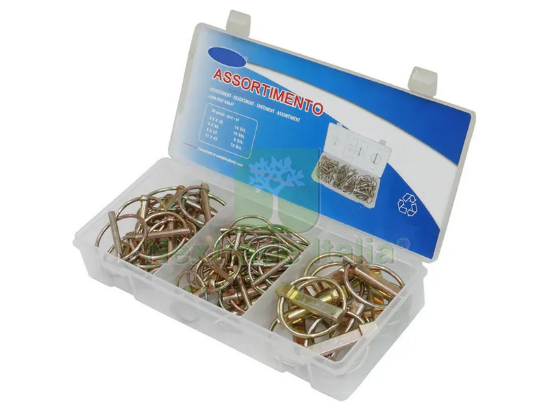 Assortimento Spinotti a Scatto 50 Pezzi — Maniglie e pomelli — rif. FERX.VIT40378 Assortimento Spinotti a Scatto 50 Pezzi — Maniglie e pomelli — rif. FERX.VIT40378