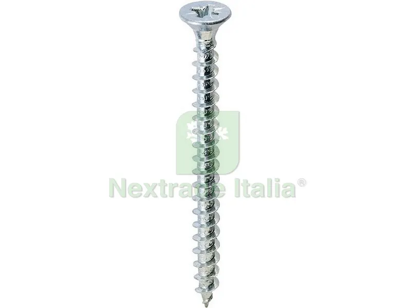 200CT VITE TRUCIOLARE TSP ZINCATA mm. 4,0x60 — Pannelli e tavole in legno — rif. FERX.VIT51143 200CT VITE TRUCIOLARE TSP ZINCATA mm. 4,0x60 — Pannelli e tavole in legno — rif. FERX.VIT51143