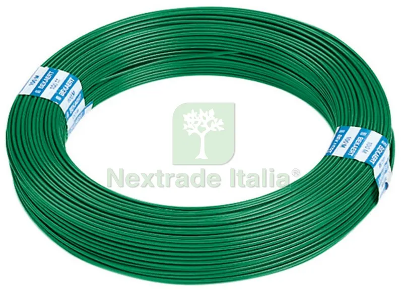 FILO DI LEGATURA RETI PLASTIFICATO 5 Rt. da mt. 100 Ø mm. 1,80 — Ferramenta per legno e mobili — rif. FERX.VIT7992