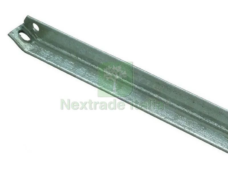 10PZ SAETTA PER RECINZIONI ZINCATA H cm. 200 mm.25x25x3 — Reti e recinzioni — rif. FERX.VIT59117