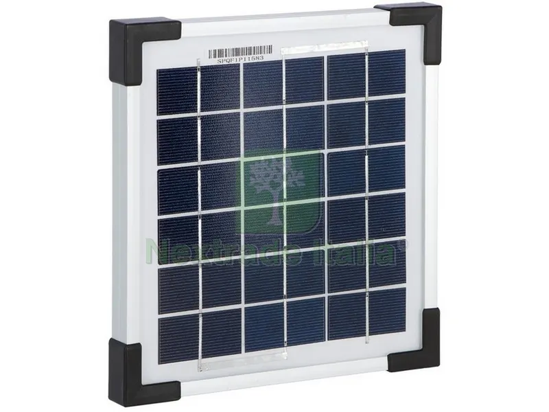 MODULO PANNELLO SOLARE 4 W cm. 21x2x20 h — Pompe — rif. FERX.VIT53815 MODULO PANNELLO SOLARE 4 W cm. 21x2x20 h — Pompe — rif. FERX.VIT53815