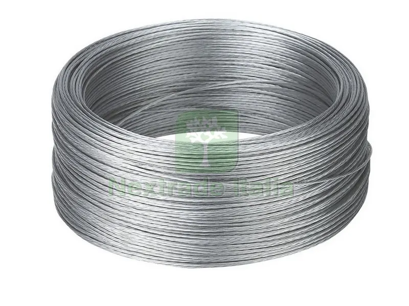 Filo Elettrificato per Recinto in Acciaio Zincato Intrecciato mt. 200 Ø mm. — Recinto elettrico — rif. FERX.VIT48085 Filo Elettrificato per Recinto in Acciaio Zincato Intrecciato mt. 200 Ø mm. — Recinto elettrico — rif. FERX.VIT48085