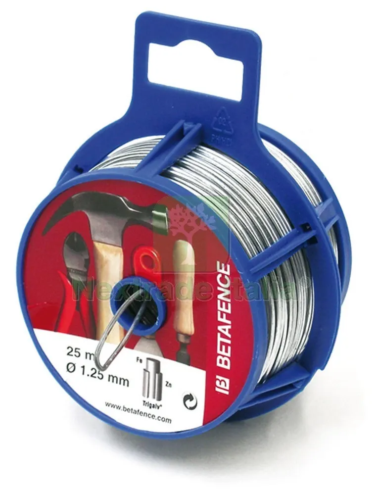 Filo in Bobina Zincato Brico 24 Rt da mt.50 Ø filo mm.1,0 — Ferramenta per legno e mobili — rif. FERX.VIT8735