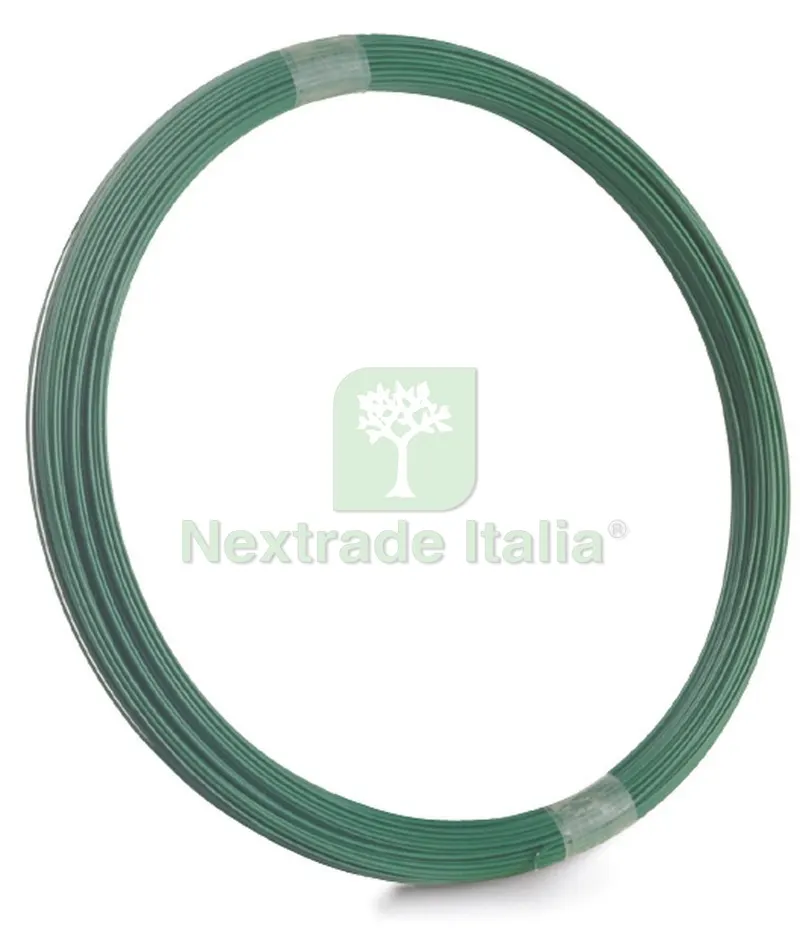FILO DI FERRO COTTO ZINCATO E PLASTIFICATO Ø filo mm.2,00 mt.12 — Reti e recinzioni — rif. FERX.VIT24760