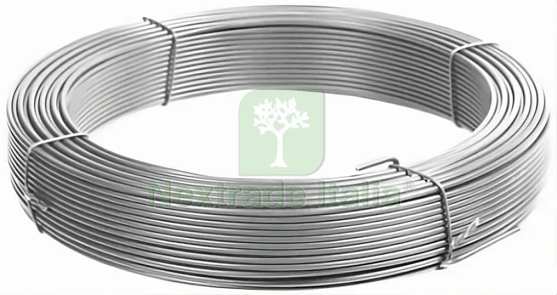 5RT FILO ZINCATO PER TENSIONE mt.100 Ø mm. 2,70 — Reti e recinzioni — rif. FERX.VIT54023 5RT FILO ZINCATO PER TENSIONE mt.100 Ø mm. 2,70 — Reti e recinzioni — rif. FERX.VIT54023
